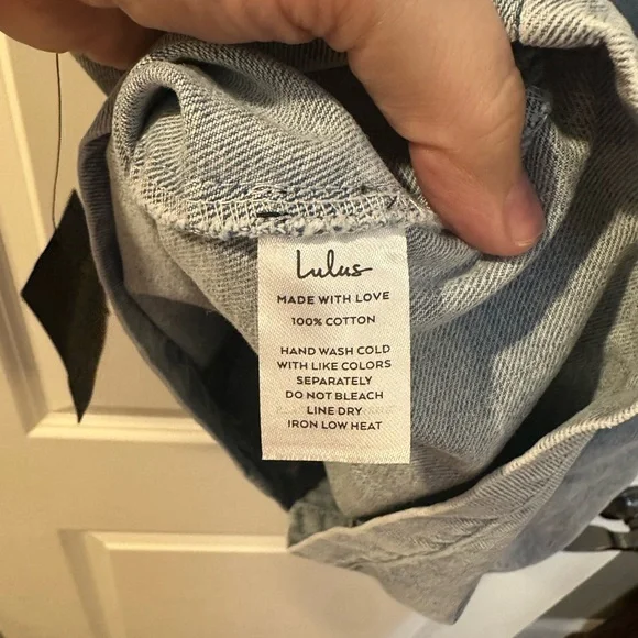 Lulu's Light Blue Denim Dress - Picture 5 of 5